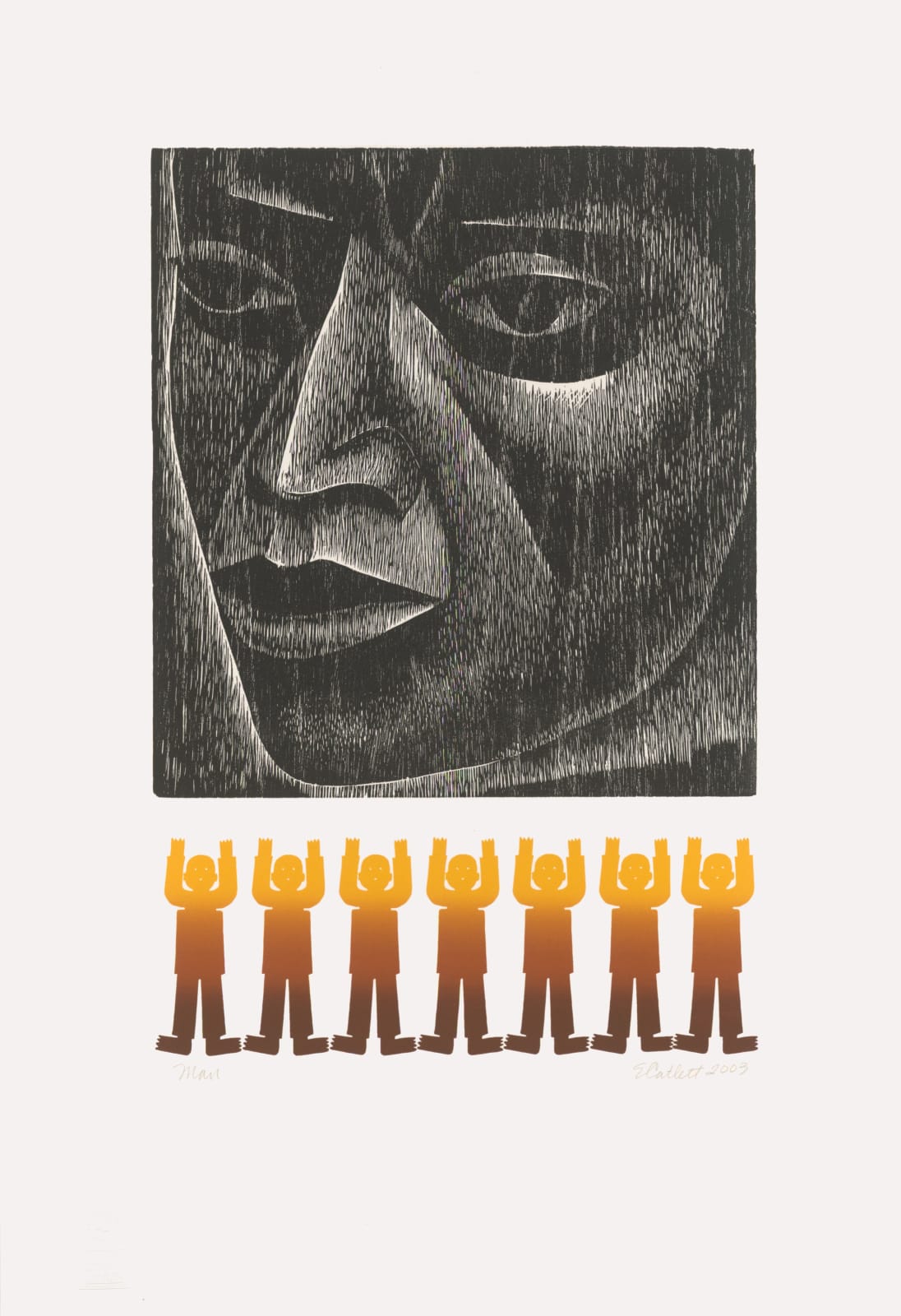 Elizabeth Catlett, Man, 2003