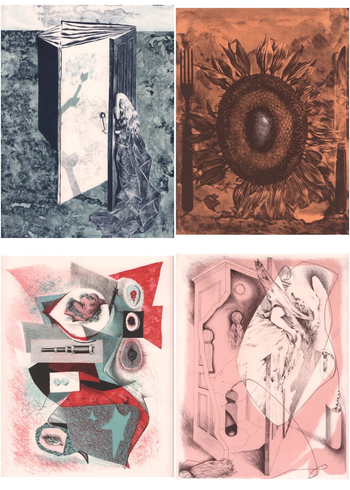Dorothea Tanning, Les 7 Perils Spectraux, 1950