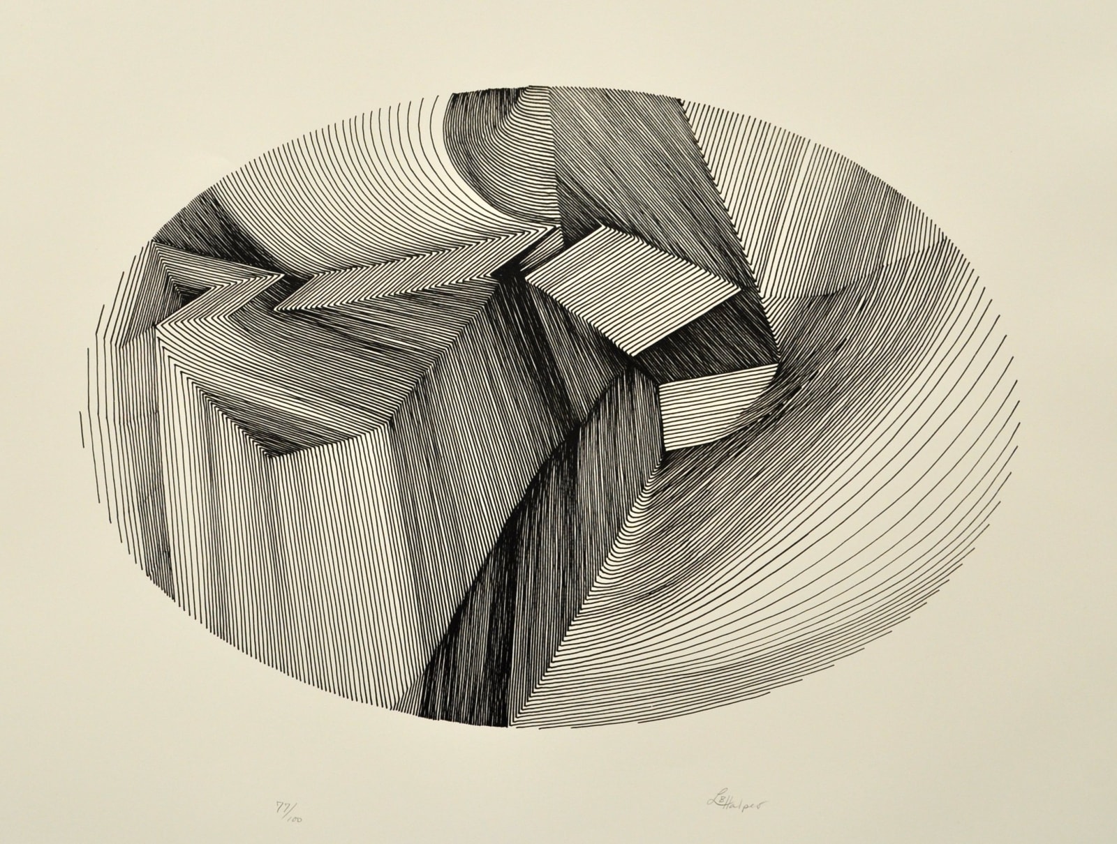 Lorna Blaine Halper, Triton's Pool, 1971