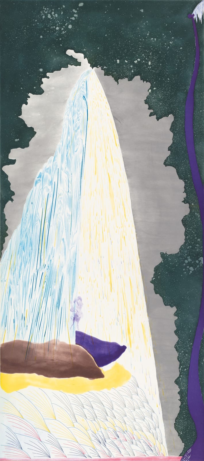 Christopher Ofili, Last Night New, 2008