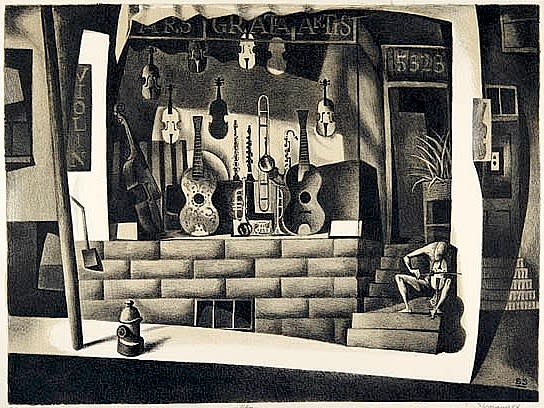 Benton Spruance, Nero, 1944