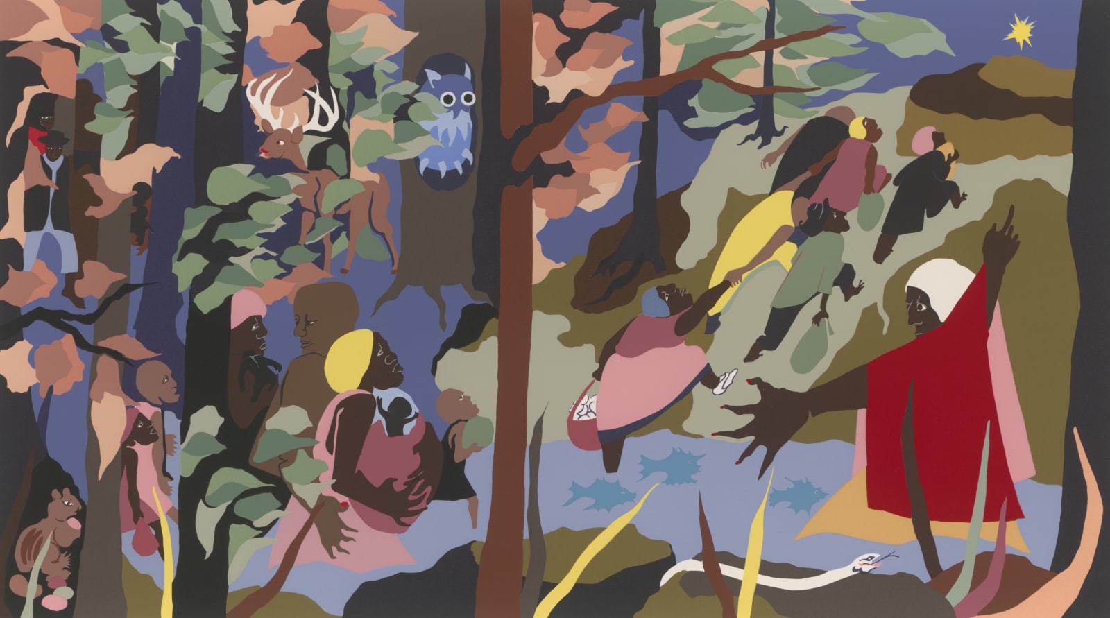 Jacob Lawrence, Forward Together, 1997