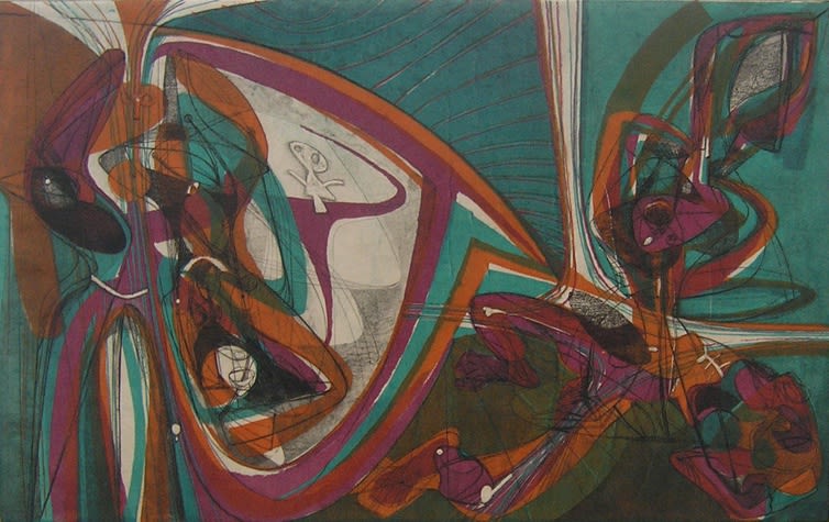 Stanley William Hayter, Cinq Personnages, 1946