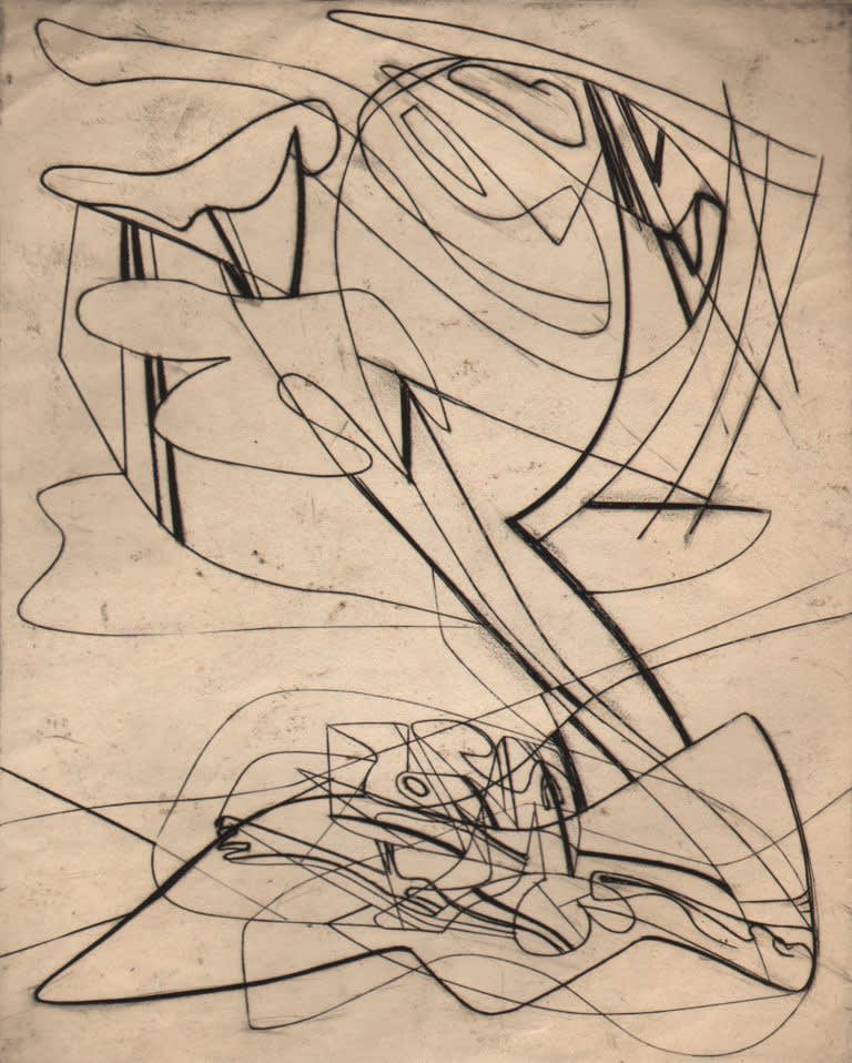 Stanley William Hayter, Myth of Creation, 1941, engraving, proof of the 1st state
