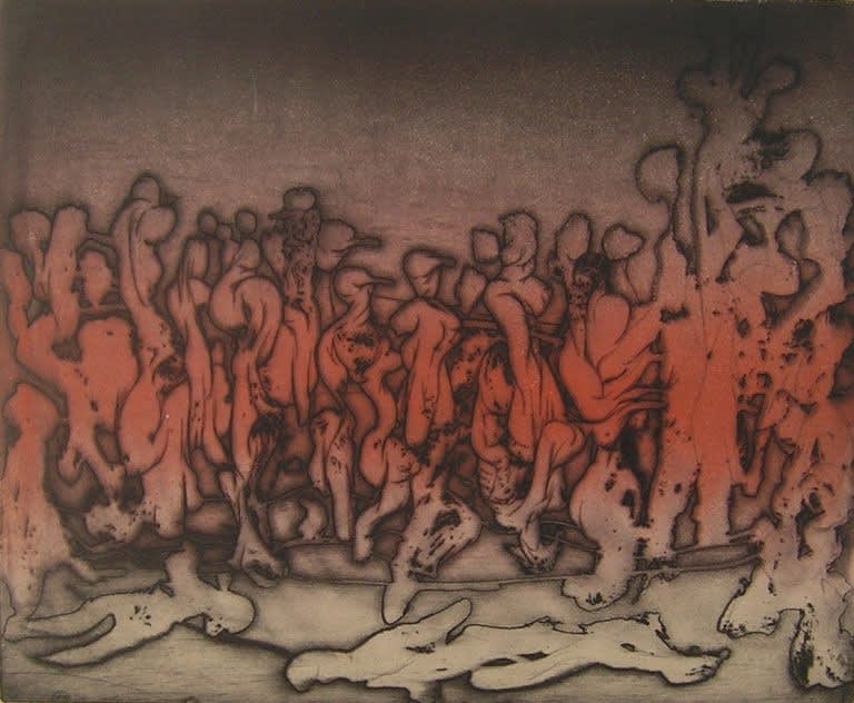 Nemecio Antunez, City Dwellers, 1950