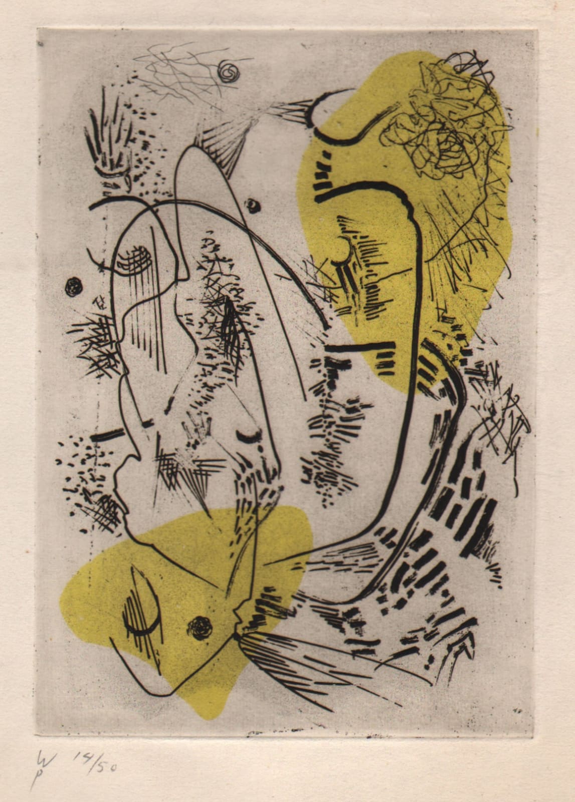 Wolfgang Paalen , Arcanes, 1954