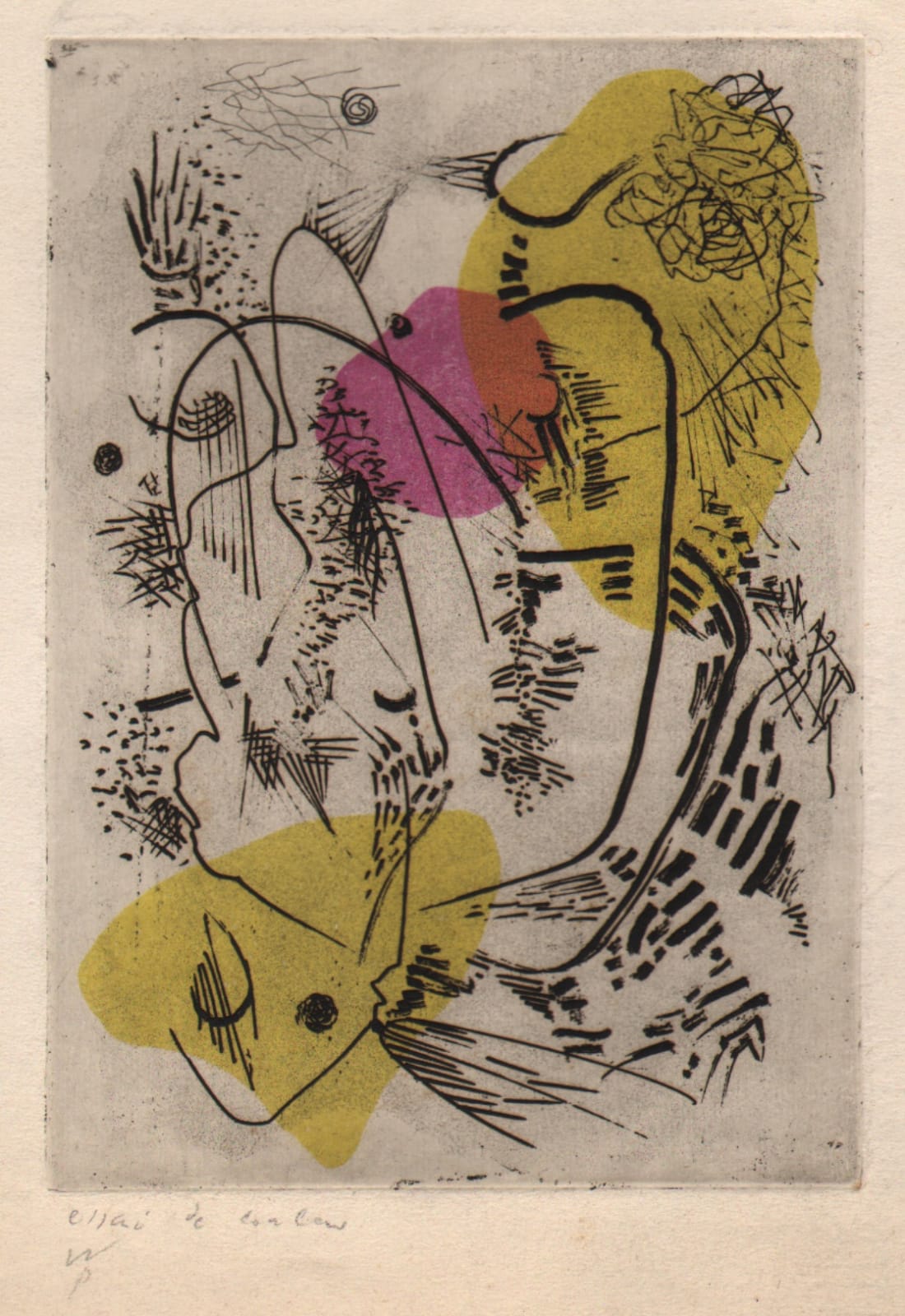 Wolfgang Paalen , Arcanes, 1954