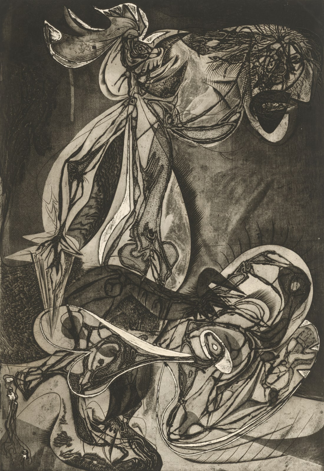 Andre Racz, Perseus Beheading Medusa I, III & IV, 1944-45