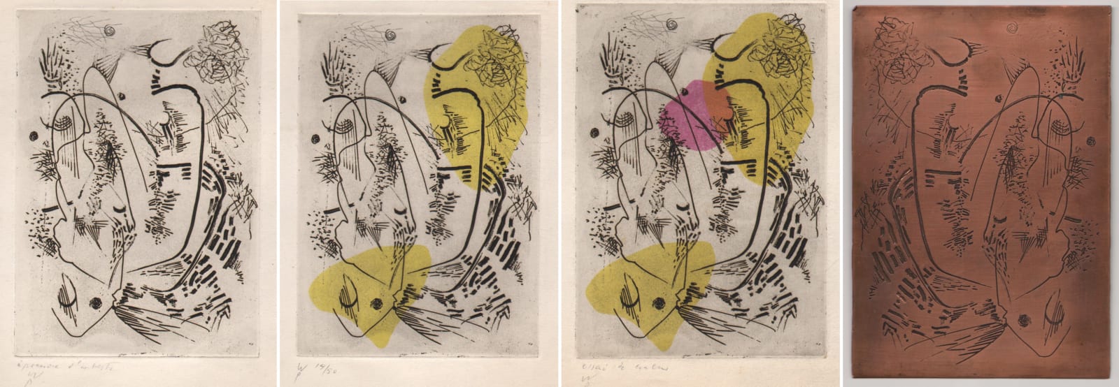 Wolfgang Paalen , Arcanes, 1954