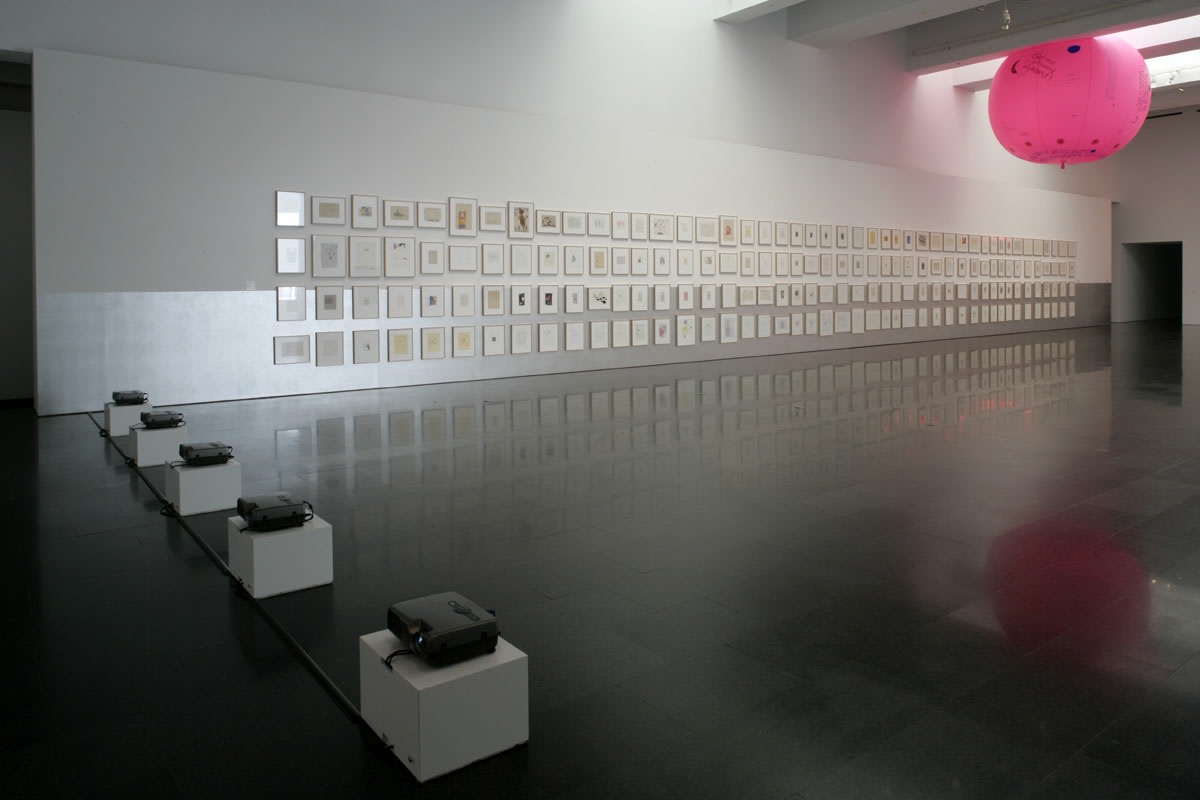 Peter Friedl, Obra 1964-2006, exhibition view at Macba, Museum of Contemporary Art Barcelona, 26 May - 3 September 2006