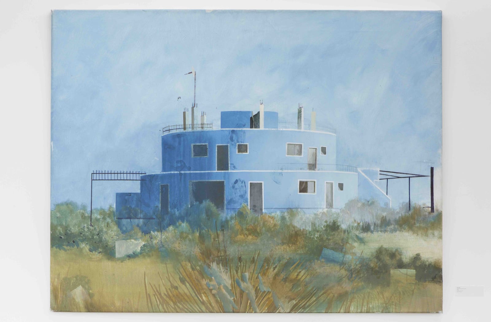 Edi Hila, Maison Bleue (Blue House), 2000