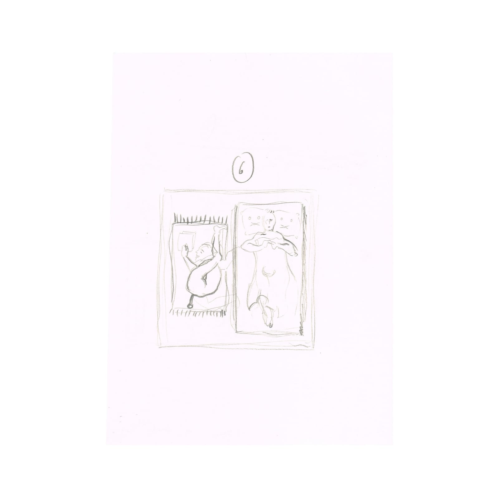 Roee Rosen, Preparatory Sketch #8 for Vladimir’s Night, 2011-12