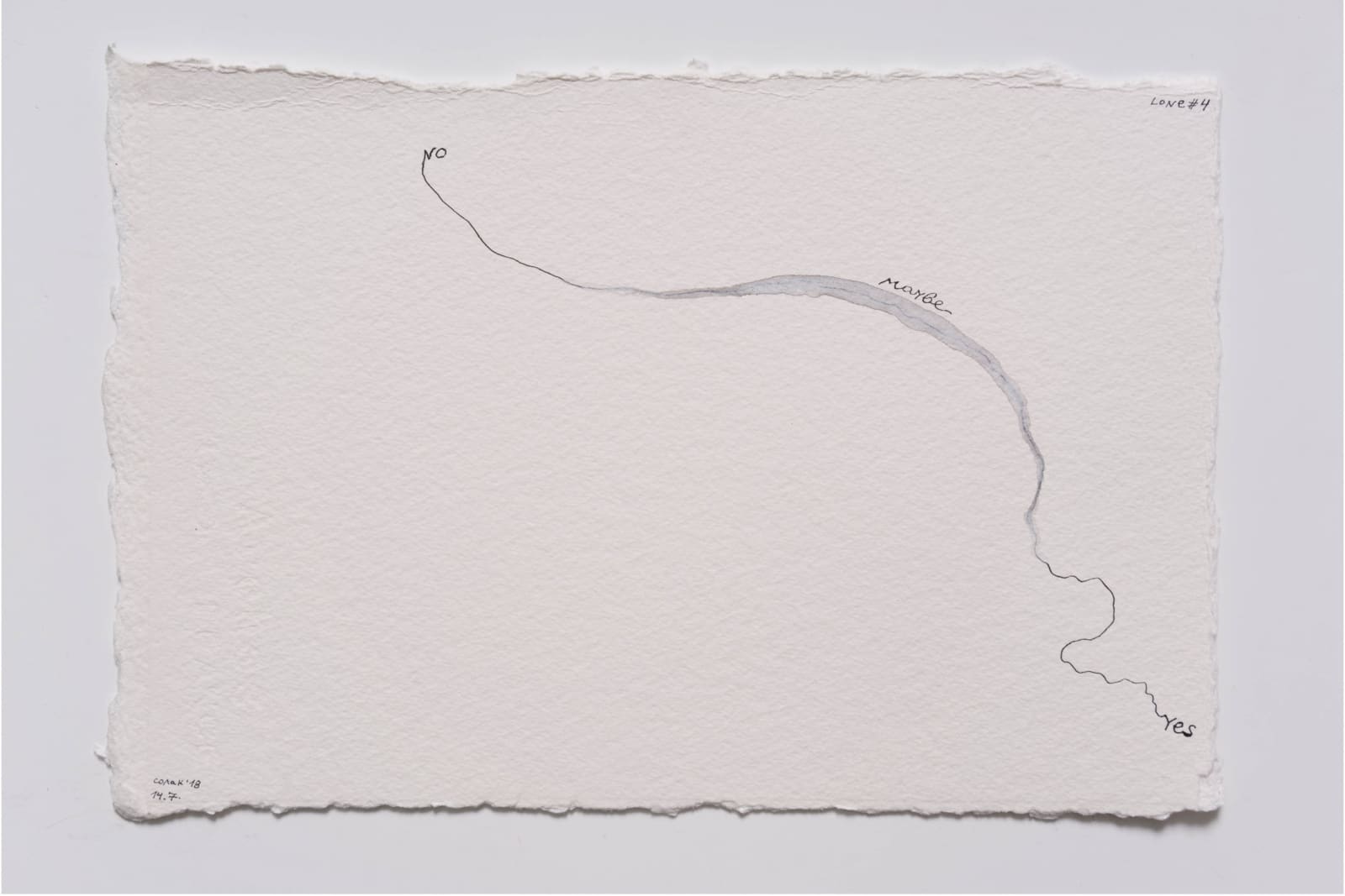 Nedko Solakov, Lone 4, 2018