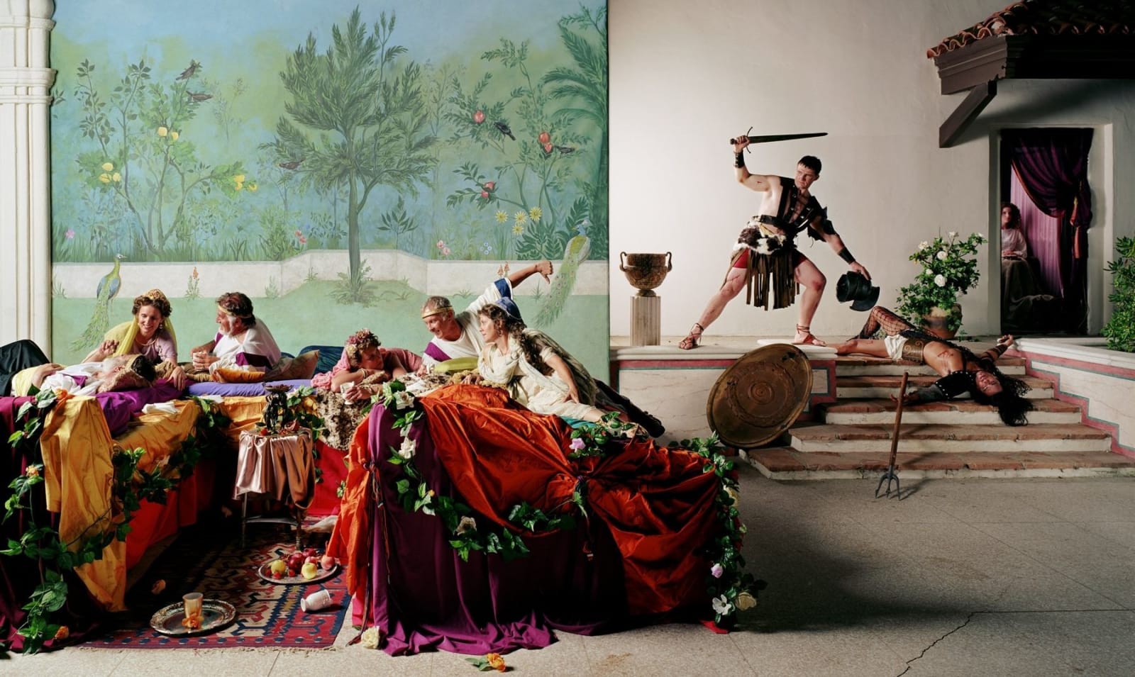 Eleanor Antin, The Banquet from The Last Days of Pompeii, 2001