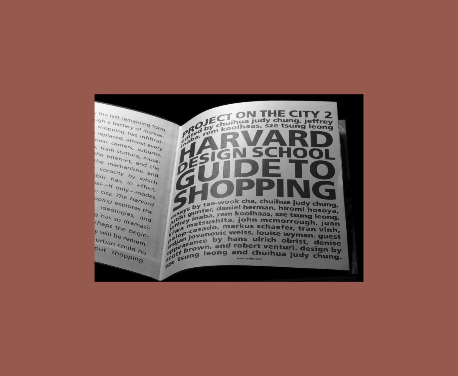 Suzanne Lafont, The First two hundred fifty five pages of Project on the City 2, Harvard Design School, GUIDE TO SHOPPING, 2014