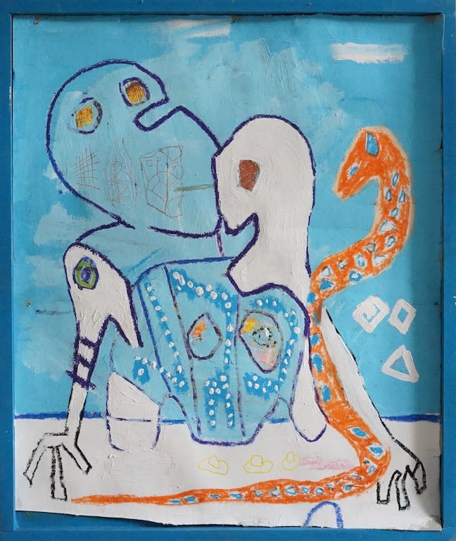 Talking Heads Painting Artwork Ernst Koslitsch