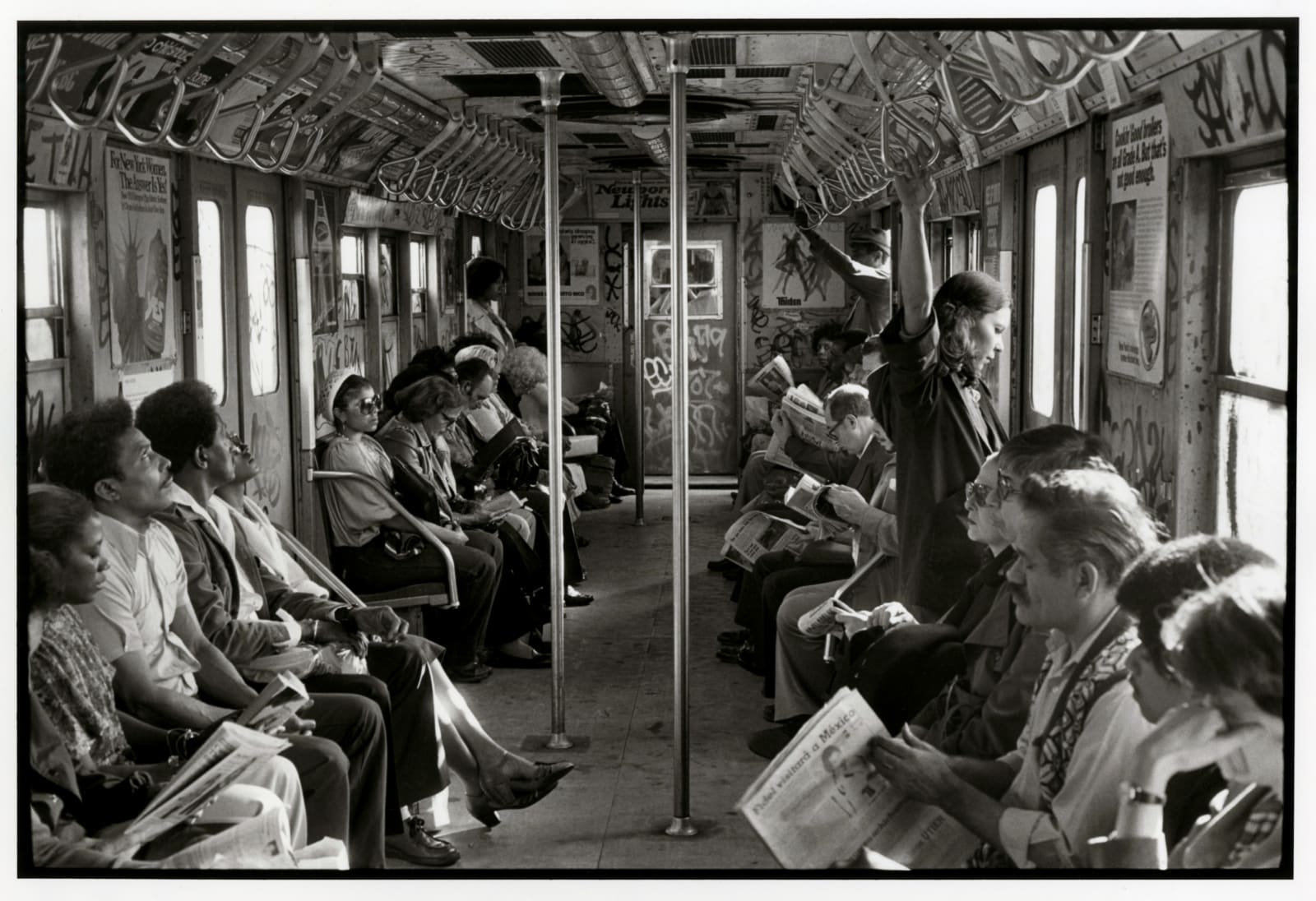Danny Lyon - IRT 2, New York City, 1980