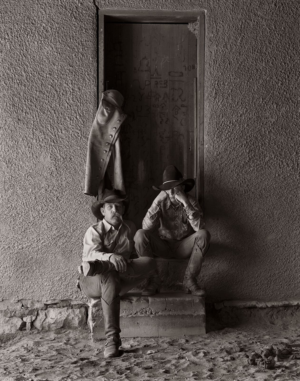 Jay Dusard, Jim and Jason Eicke, Bell Ranch, New Mexico, 1981