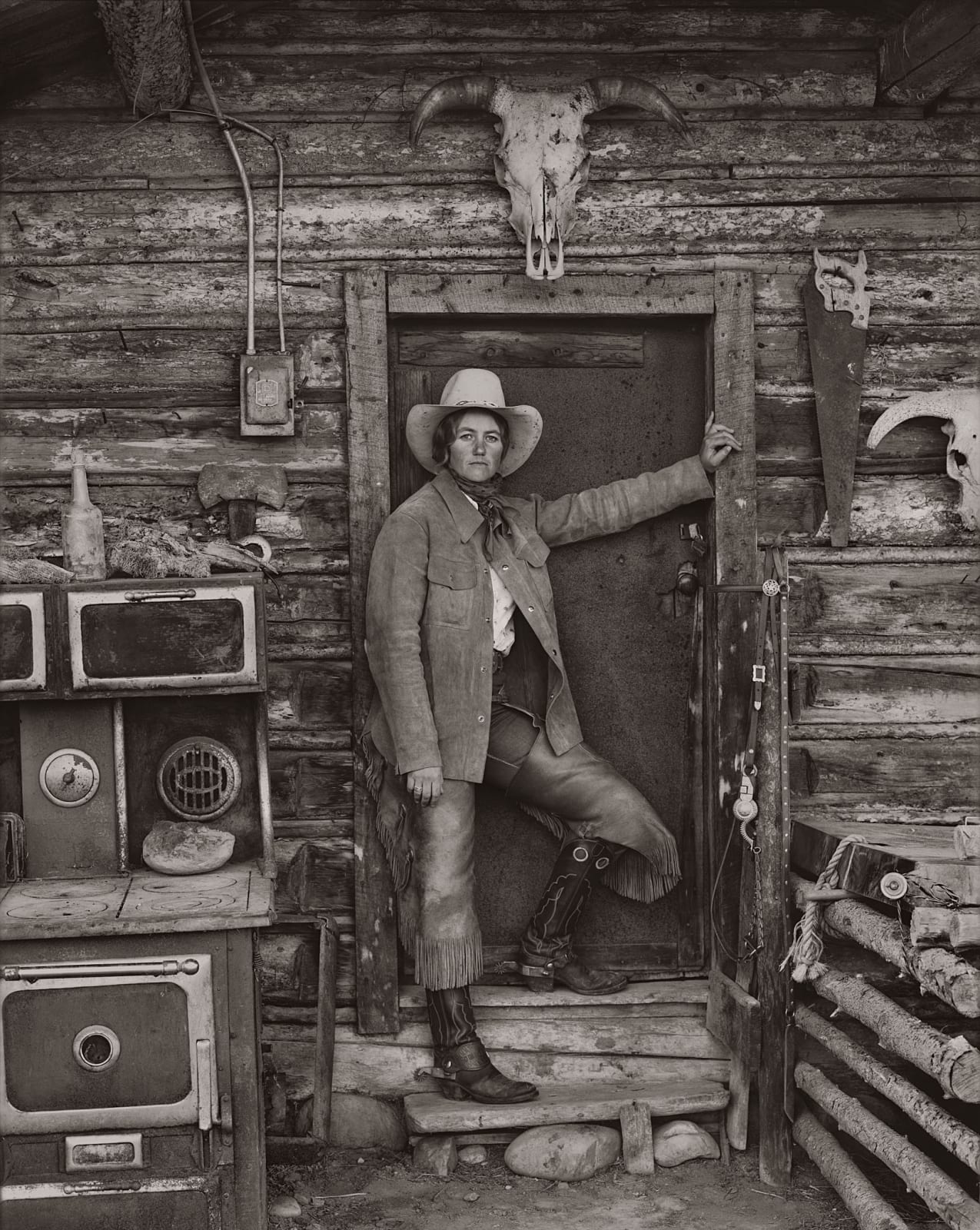 Jay Dusard, Julie Hagen, Wagstaff Land & Cattle Co., Wyoming, 1981