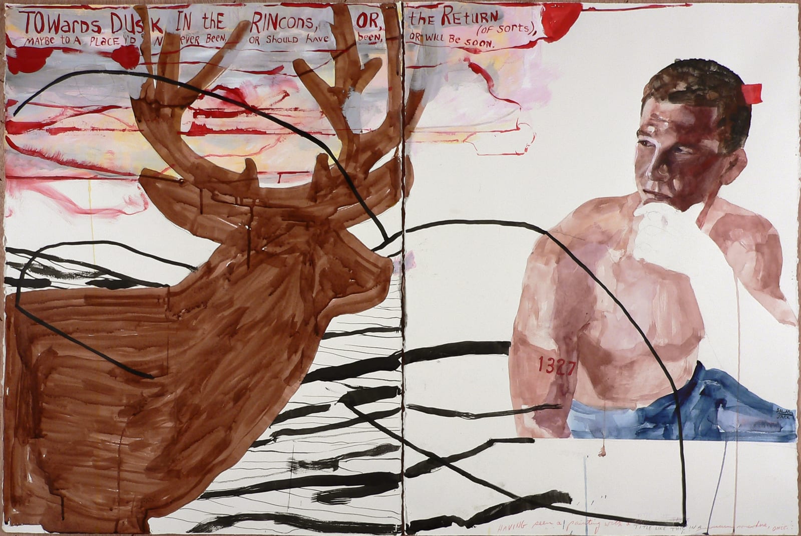 Jack Balas, Towards Dusk in the Rincons, 2016