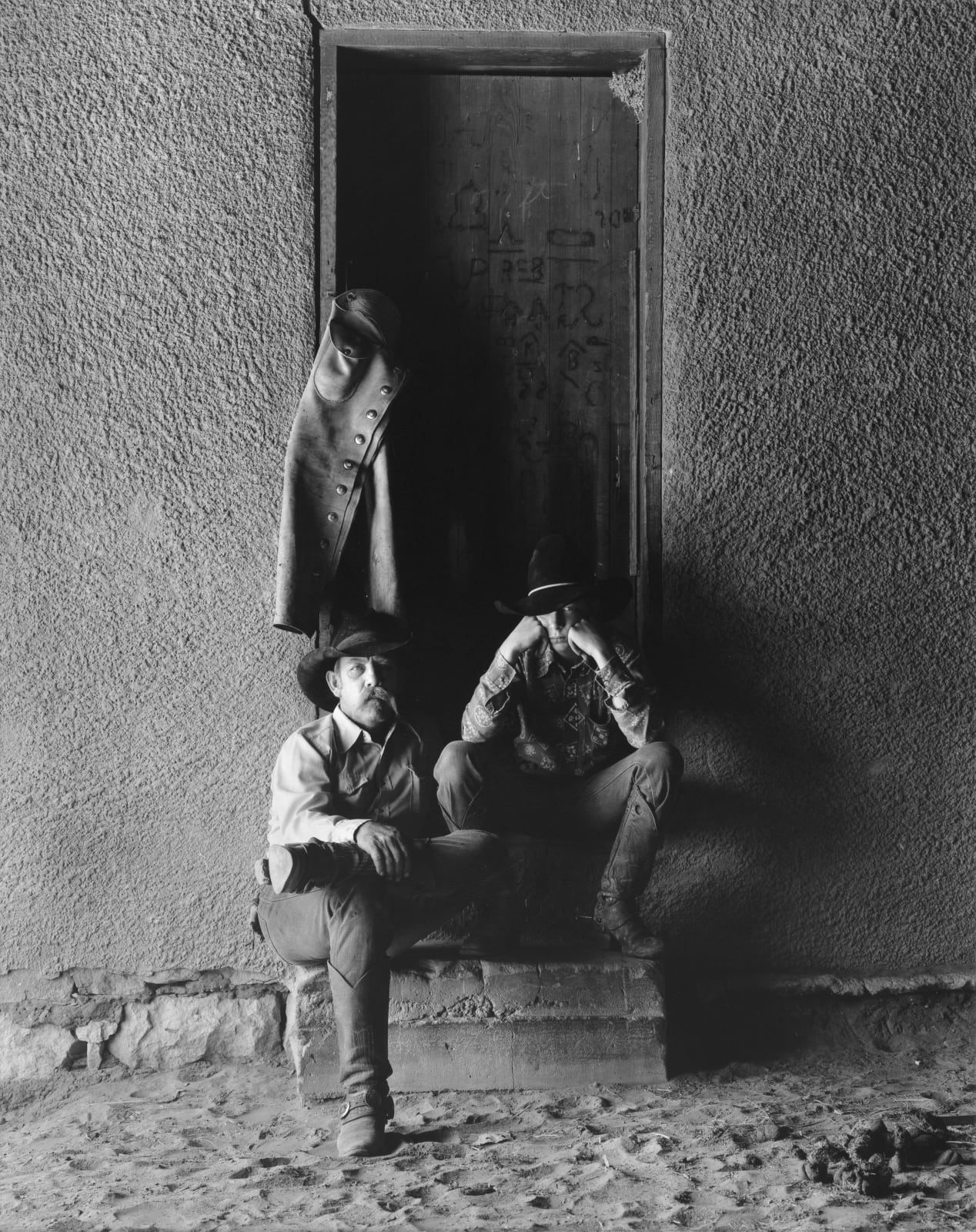 Jay Dusard, Jim and Jason Eicke, Bell Ranch, New Mexico, 1981