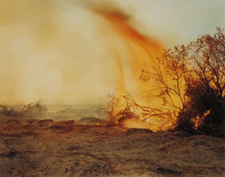 Richard Misrach, Desert Fire #77, 1984