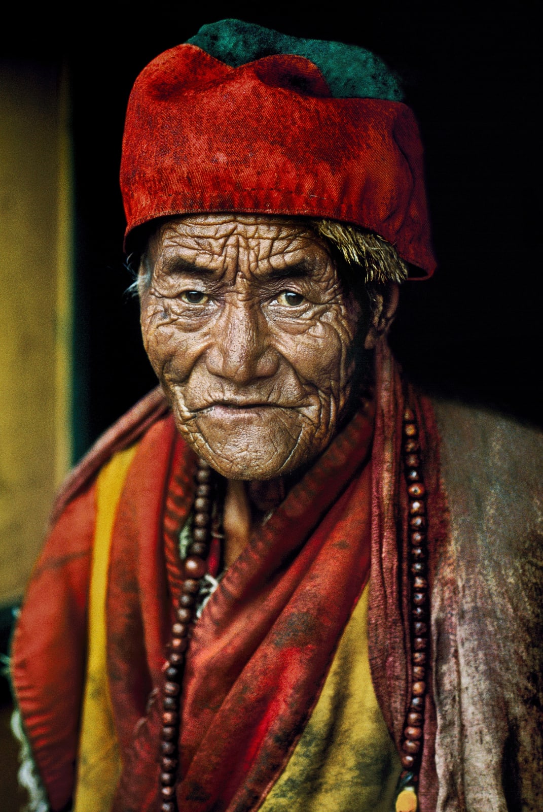 Steve McCurry, Monk at the Jokhang Temple, Lhasa, Tibet, 2000