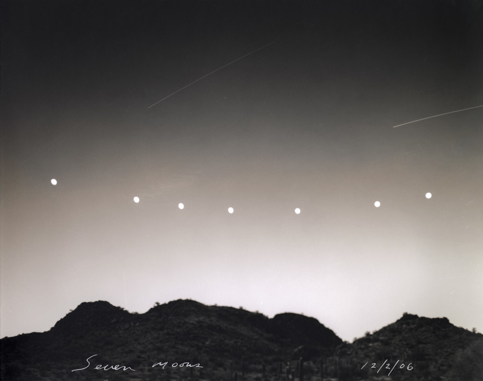 Mark Klett, Seven moons 12/3/06, 2006