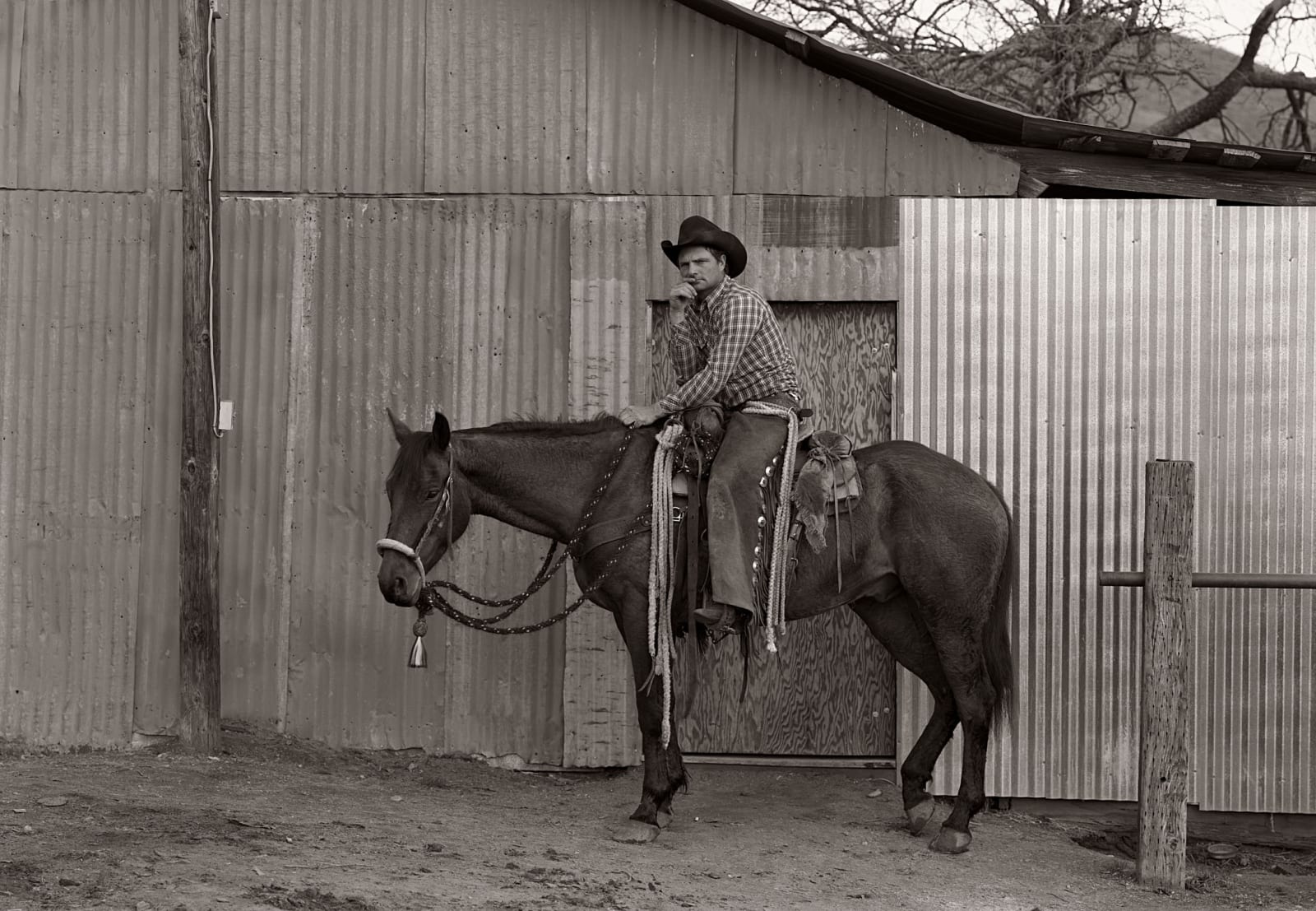 Jay Dusard, Monk Maxwell, AY Ranch, Arizona, 1982