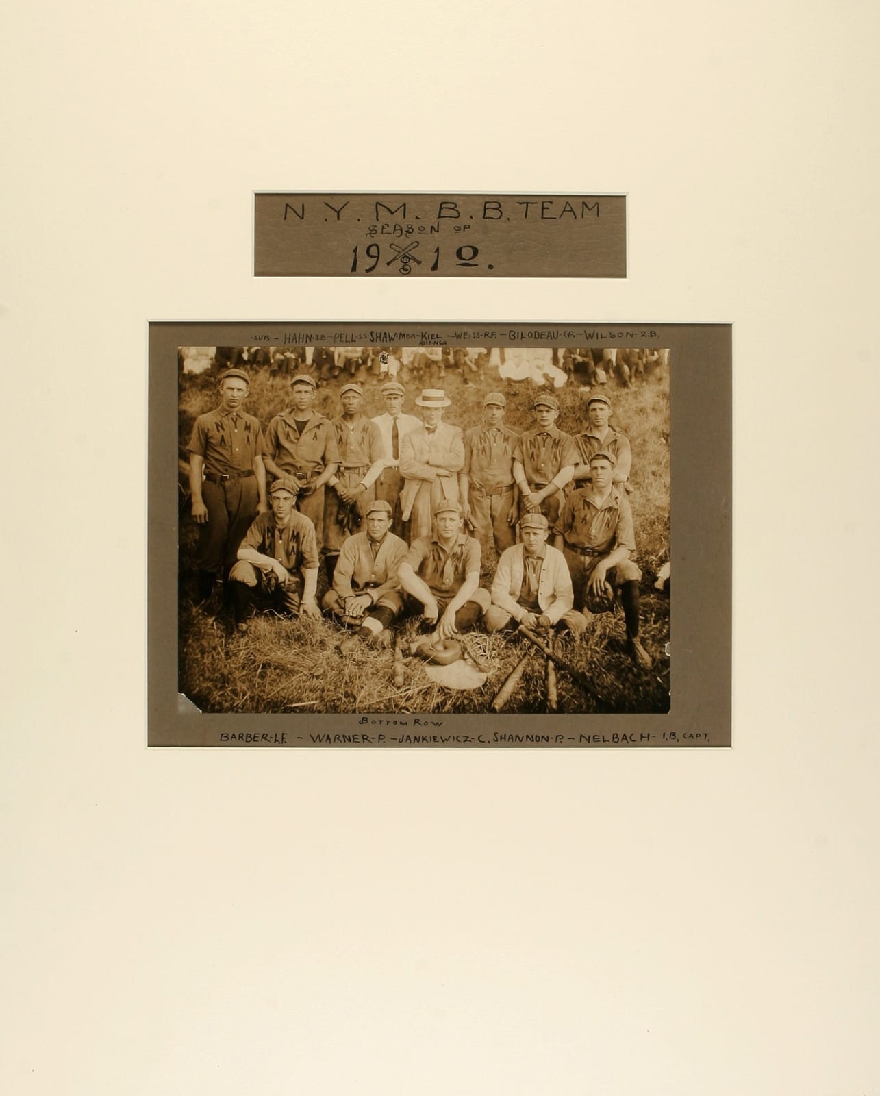 (Various), Etherton Collection of Amateur Team Photographs (Collection), 1880-1940
