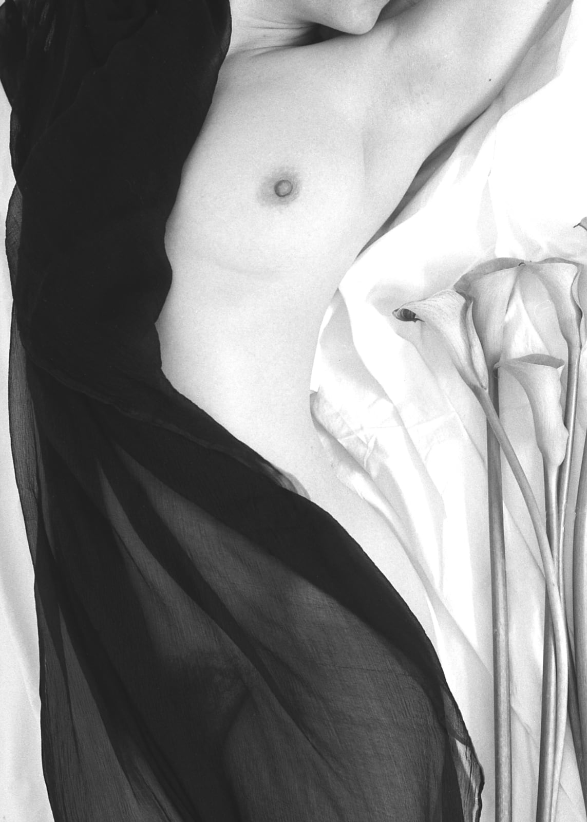 Nude with Calla, Zurich, 1986