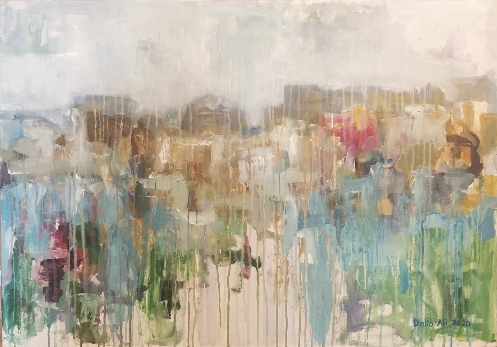 Dalia Ali, 2020, Acrylic on canvas, 70x100cm