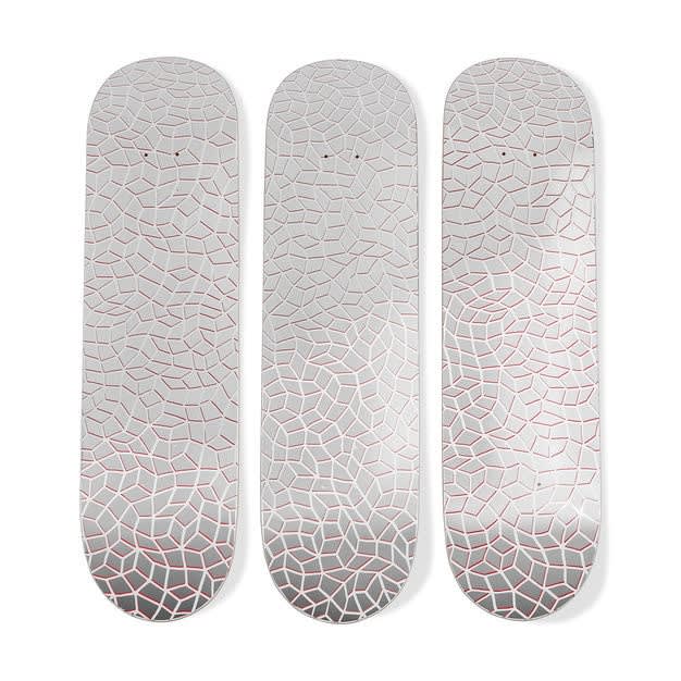 YAYOI KUSAMA, INFINITY NETS (SET OF 3), 2018