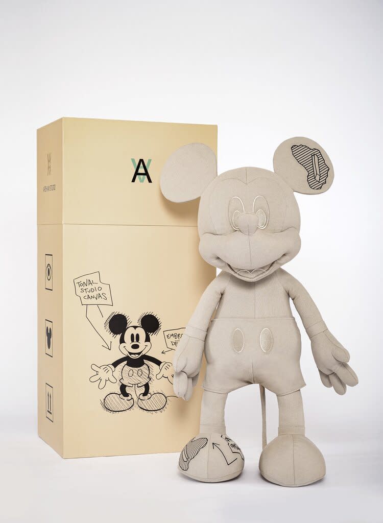 DANIEL ARSHAM, MICKEY MOUSE PLUSH, 2019