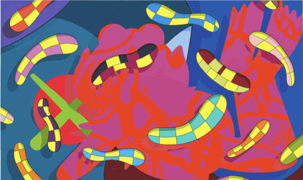 KAWS, Lost Time, Far Far Down, Alone Again, 2018
