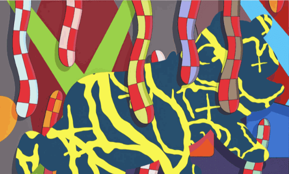 KAWS, Lost Time, Far Far Down, Alone Again, 2018