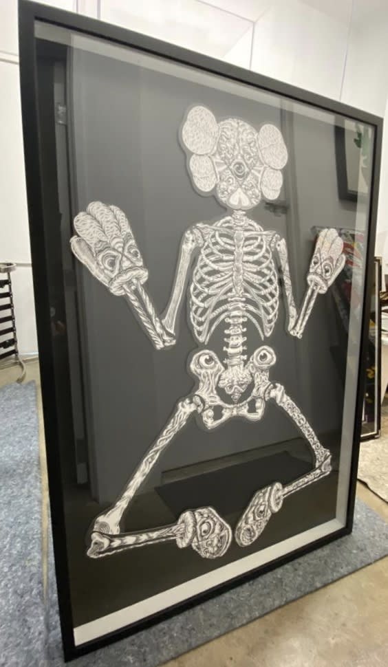 KAWS X Mark Dean Veca Companion Skeleton, 2008 – Designstoresyd