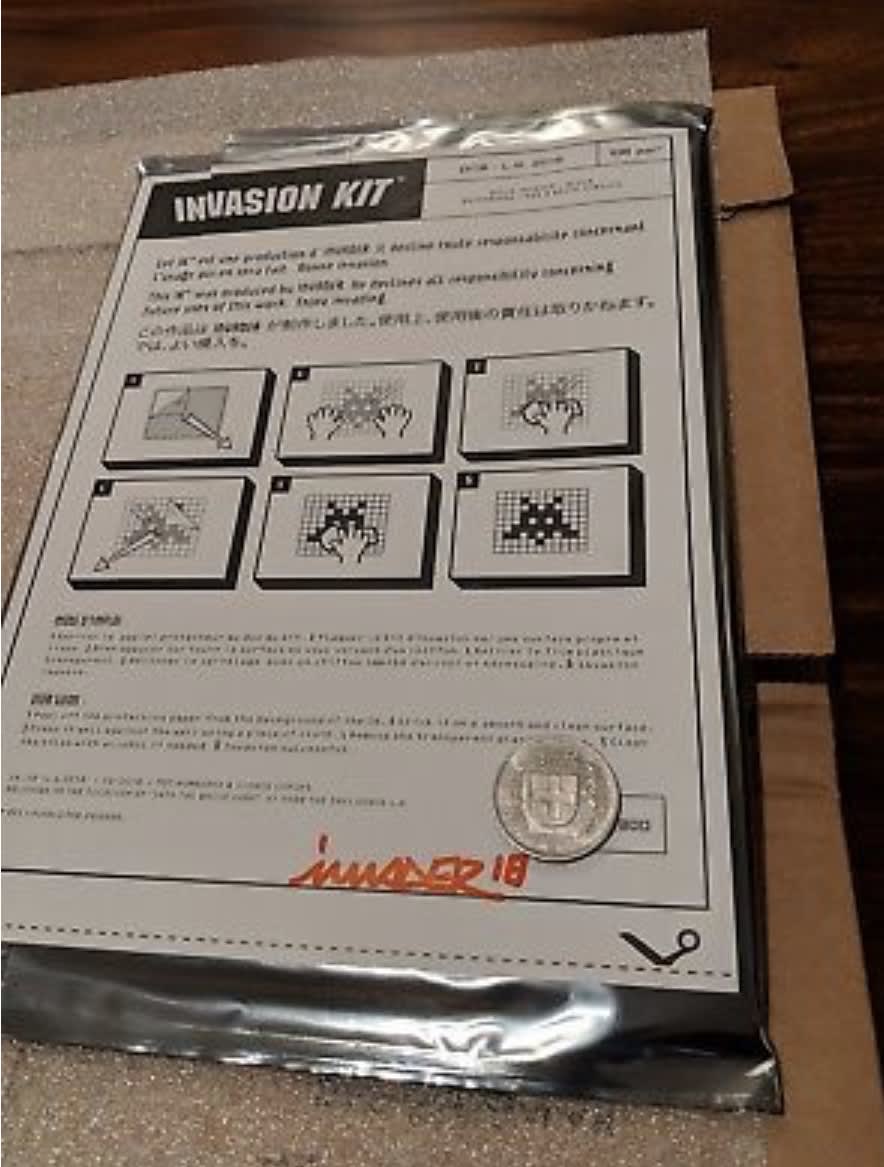 INVADER, INVASION KIT #18 L.A, 2018