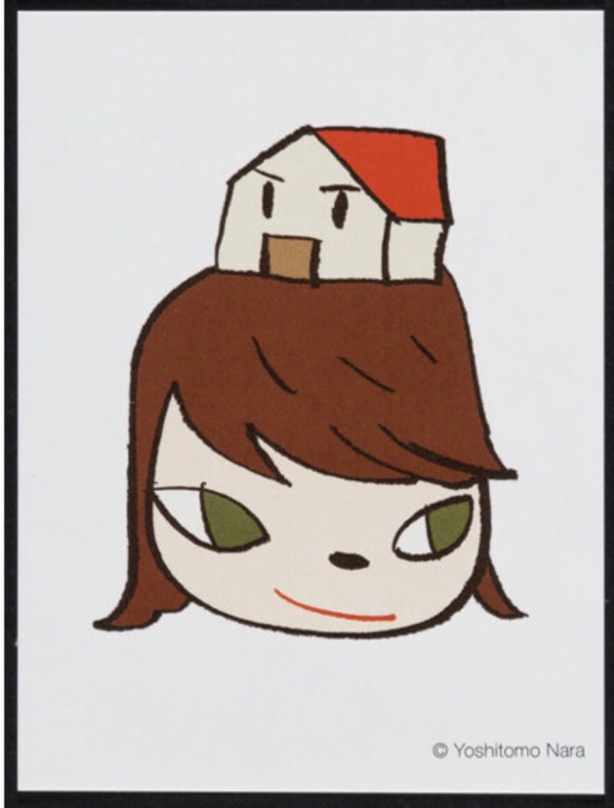 YOSHITOMO NARA, MARCHING ON A BUTTER LEAF (SIX WORKS), 2019