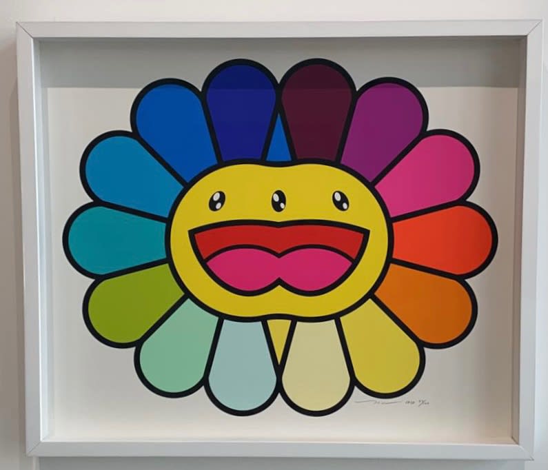 TAKASHI MURAKAMI, Multicolor Double Face (YELLOW), 2020