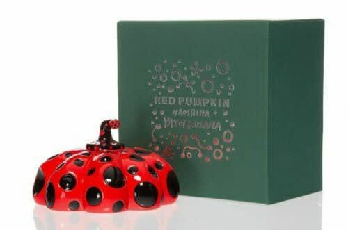 YAYOI KUSAMA, NAOSHIMA PUMPKIN (RED, BLACK), 2019