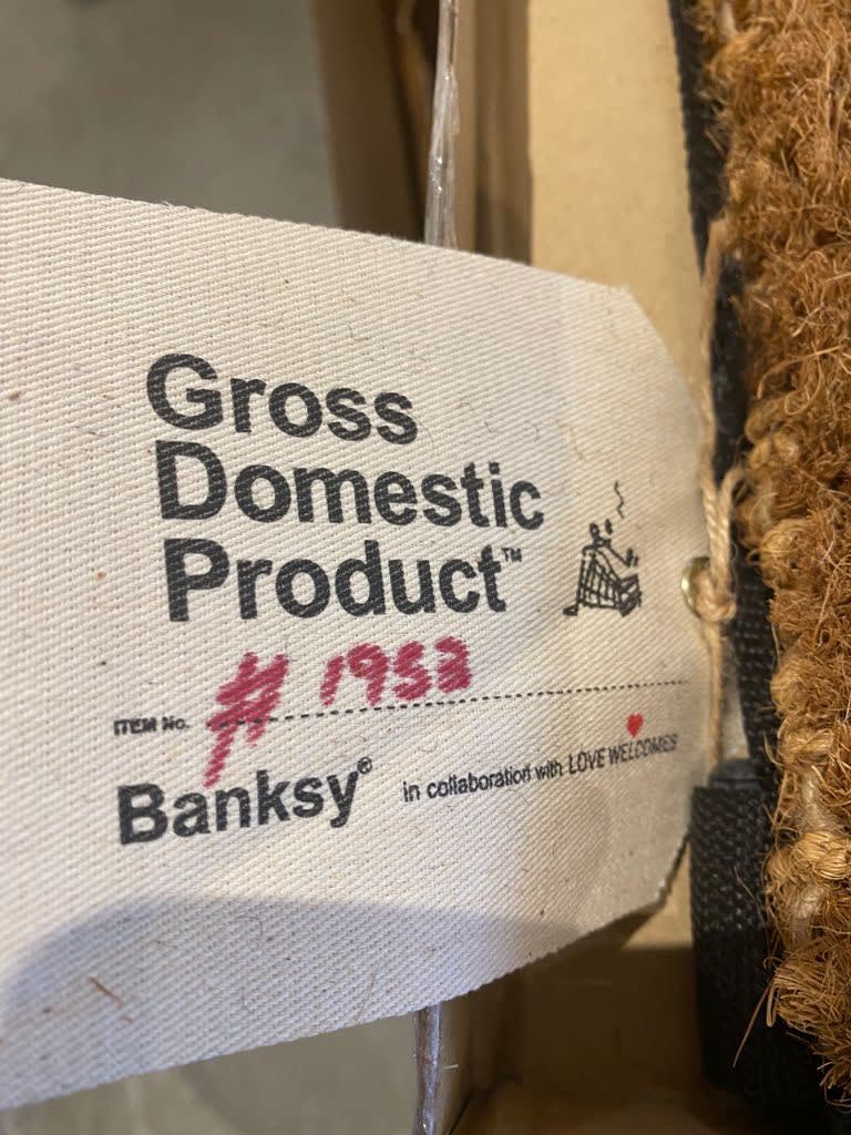 BANKSY, WELCOME MAT, 2020