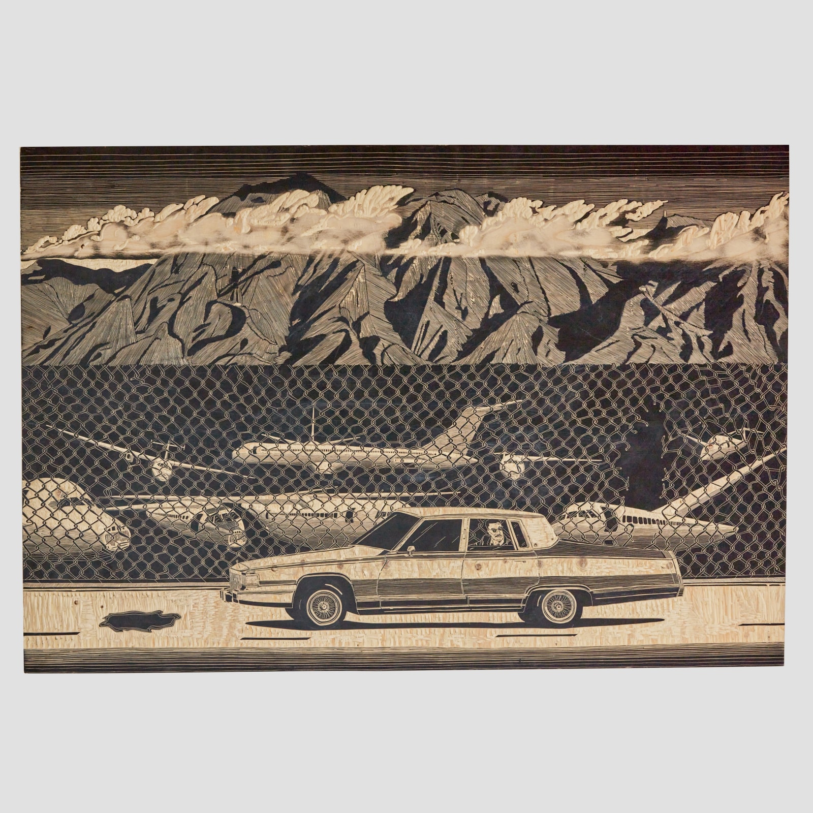 Enrique Figueredo, Paveando en mi Cadillac antibalas (Cruising in my Bulletproof Cadillac), 2020