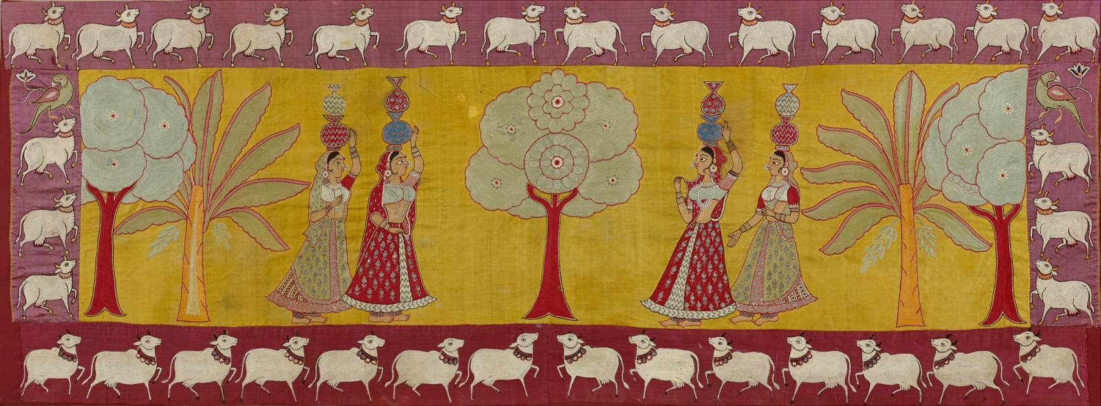 Mochi-work textile, Gujarat, late 19th/early 20th century