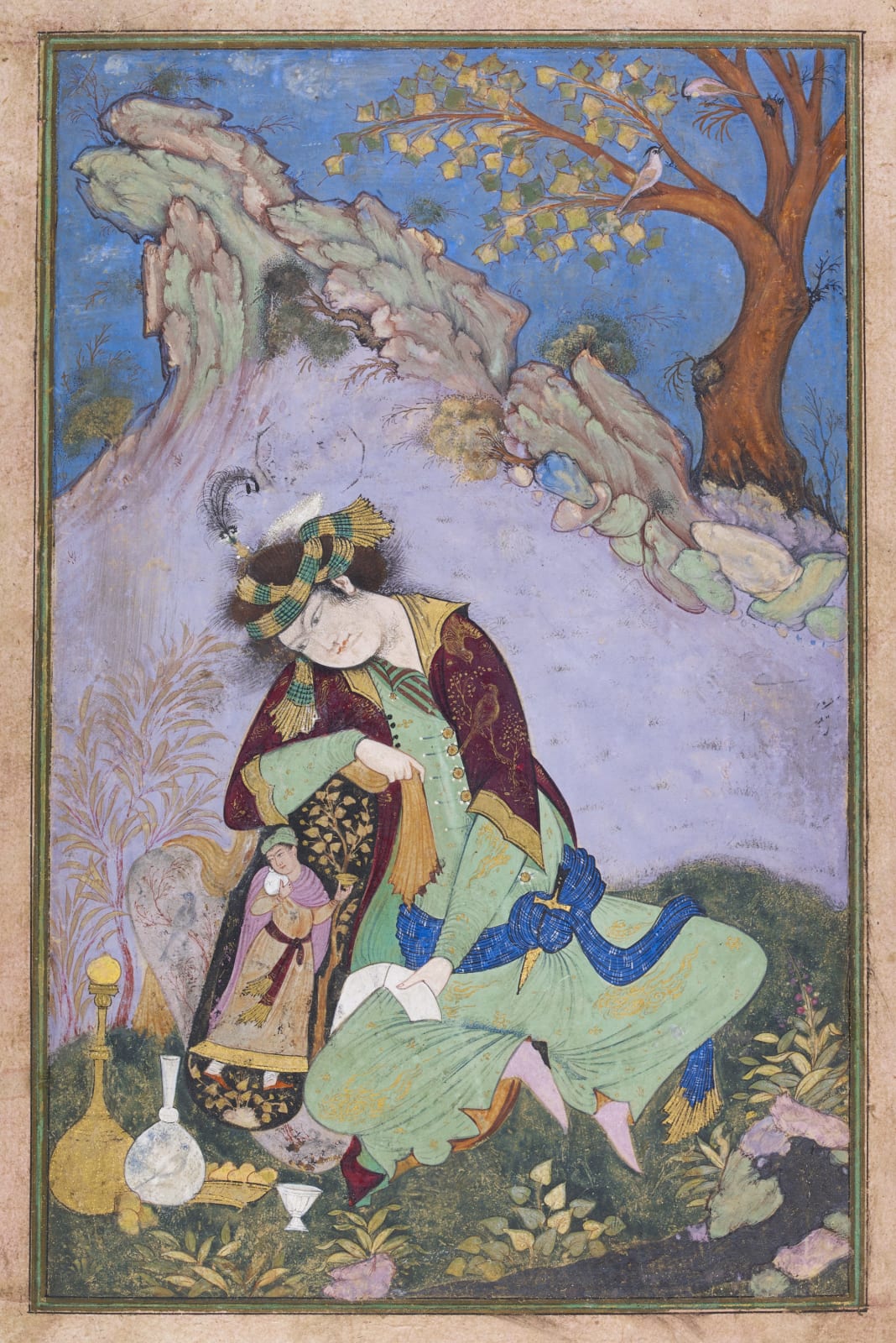 A Youth in Persian Costume, Golconda, c. 1630–40