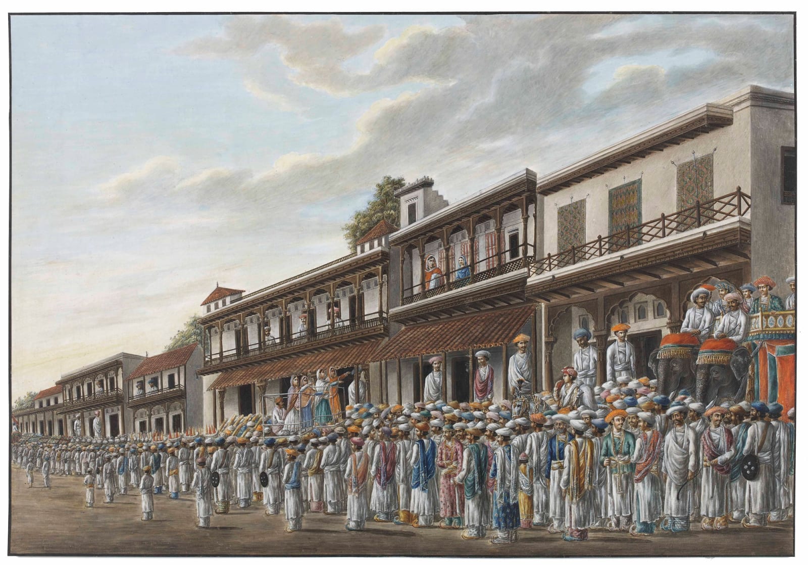 A Hindu marriage procession, Patna, 1820–30