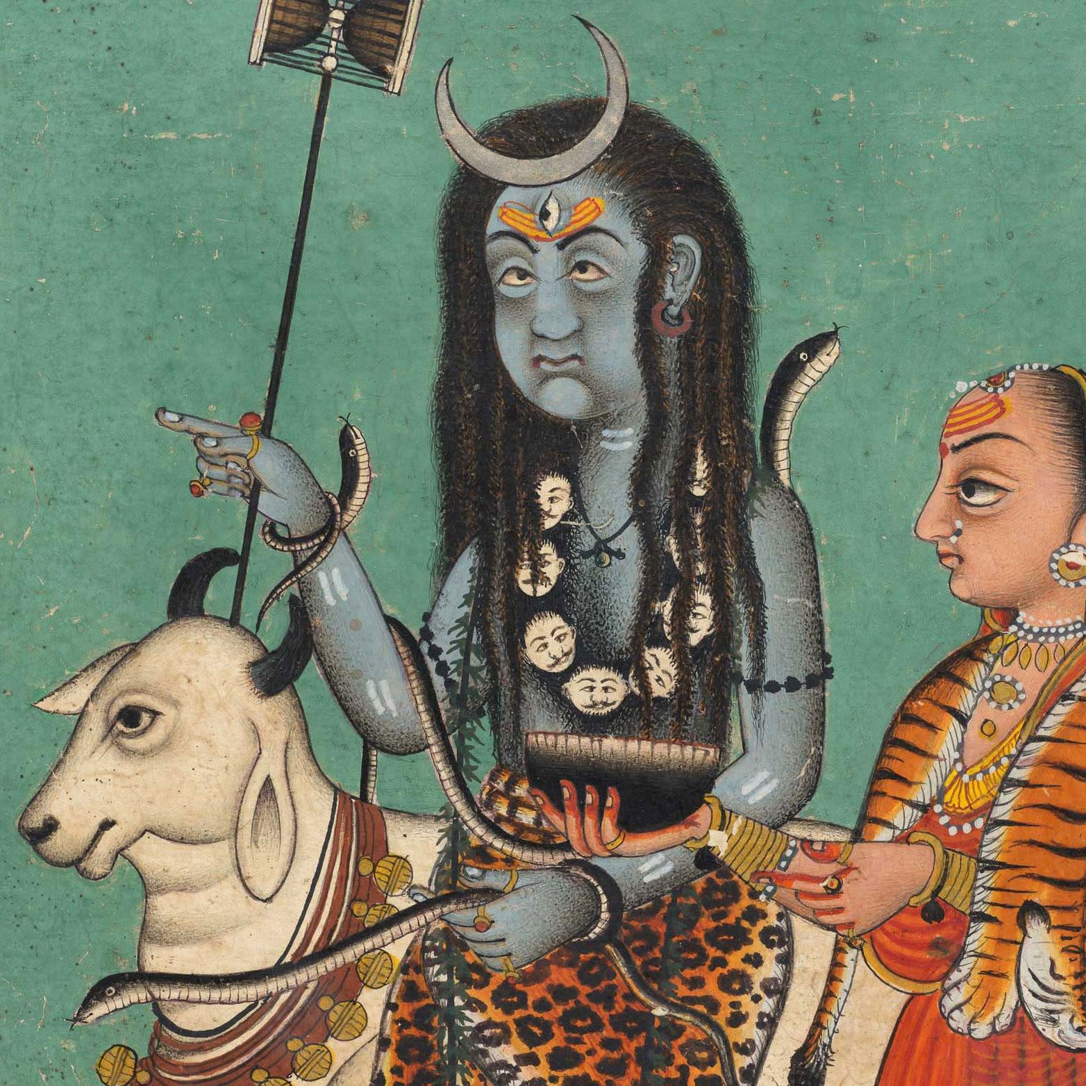Shiva and the Goddess, By a Master of the Mandi atelier, c. 1710-20