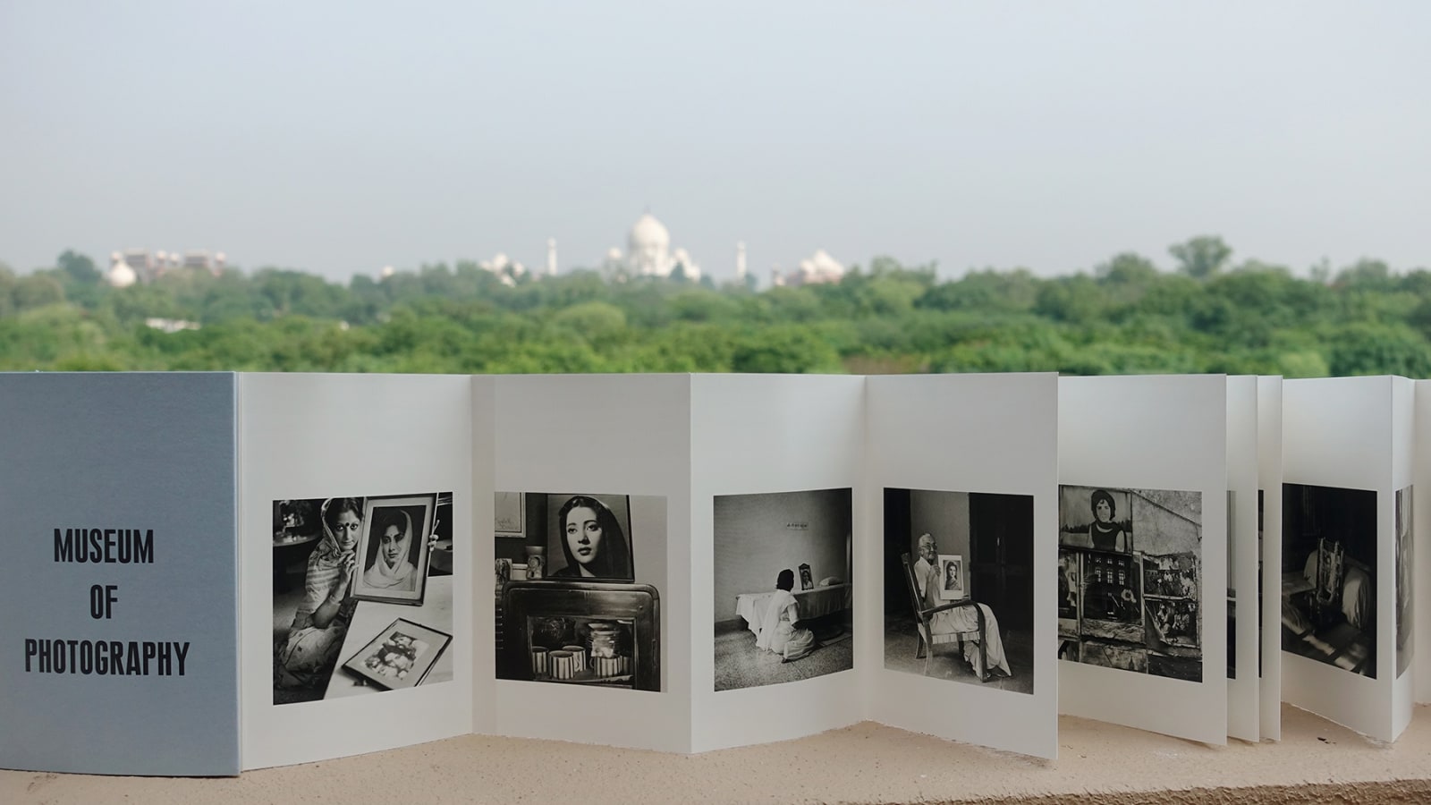 Dayanita Singh, Museum Bhavan, 2017, installed in front of the Taj Mahal. Courtesy the artist and Steidl, Göttingen