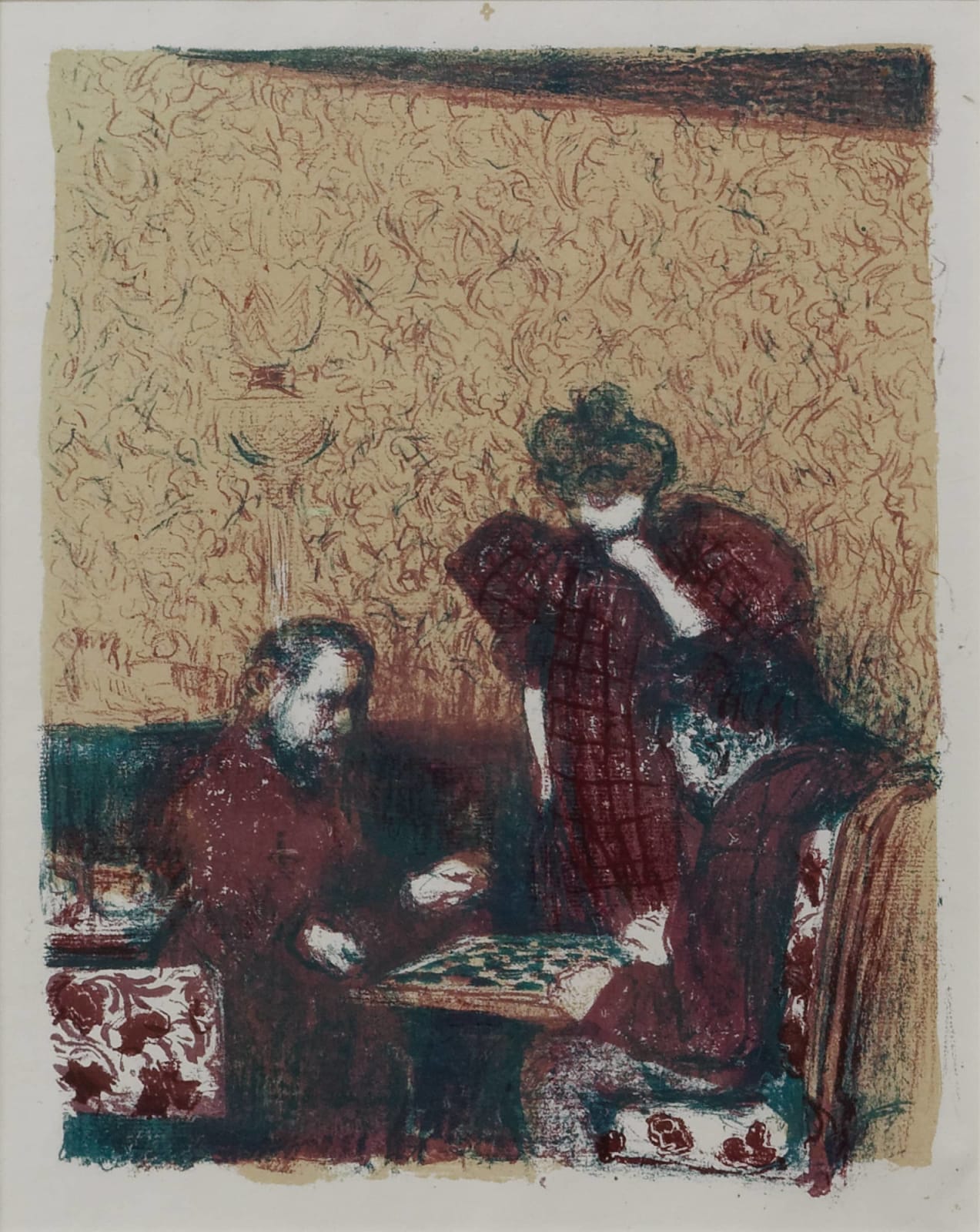 Édouard VUILLARD, Paysages et intérieurs : La partie de dames, 1899