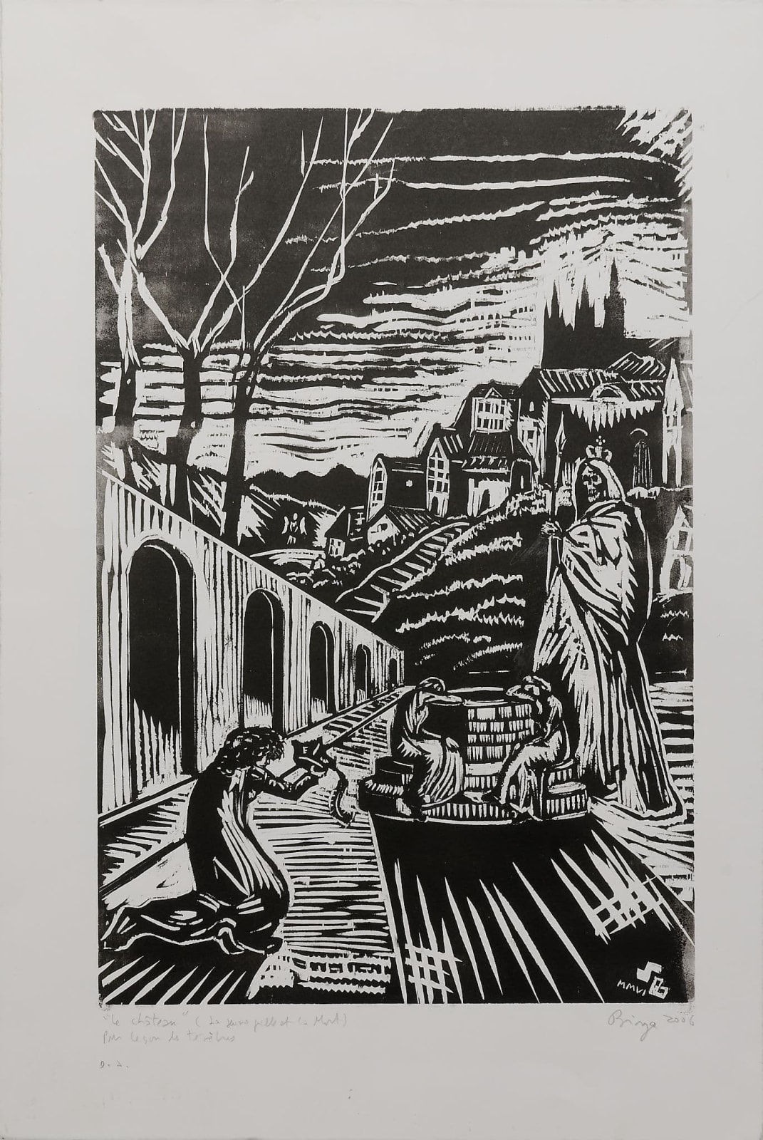 Sergio BIRGA, Le château (La jeune fille et la mort), 2006